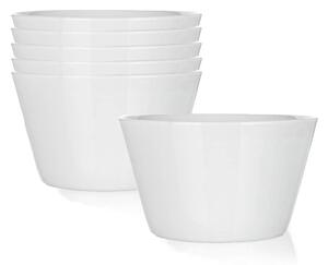 Banquet 6-częściowy zestaw misek ceramicznych LUCA, 13,1 cm, biały