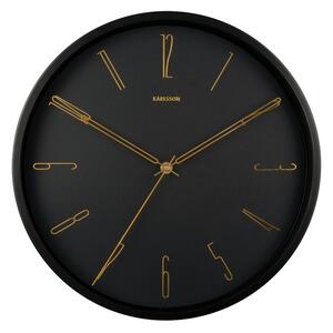 Karlsson 5898BK Designerski zegar ścienny, 35 cm