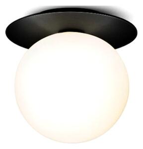 Mleczna kula - plafon czarny 18 cm