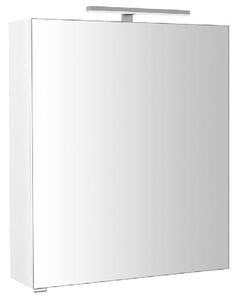 Sapho Riwa - Szafka lustrzana z owietleniem LED, 600x700x170 mm, biay byszczcy RIW060-0030