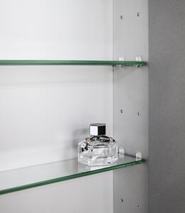 Aluminiowa szafka z lustrem Multy BS60 - szerokość 60 cm