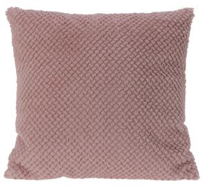 Poduszka z miękkiego polaru różowy, 45 x 45 cm