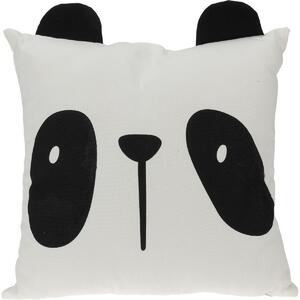 Poduszka Safari Tour Panda czarno-biały, 40 x 40 cm