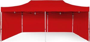 Skadana altana 3x6m ALU Premium z penymi bokami - czarna