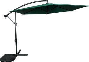 Aga Parasol ogrodowy skadany na wysigniku 300 cm 3 m ciemno zielony MR2025