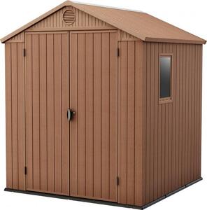 Domek ogrodowy Keter Darwin 6x6 - 221 x 183 x 190 cm - brązowy