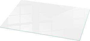 Color White Smooth- Szklany blat kuchenny - Szklany blat kuchenny - Nowoczesny blat kuchenny - Trway blat kuchenny - Higieniczny blat kuchenny - atwy do czyszczenia blat kuchenny - 120x60 cm