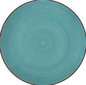 Lamart LT9088 ceramiczny talerz deserowy Happy, śr. 19 cm, niebieski