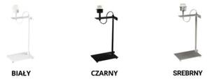 Lampka nocna na biurko lampa biurkowa LED z abażurem walec 30cm POINT