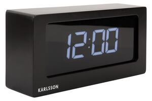 Karlsson KA5868BK Cyfrowy zegar stołowy, 25 x 12,5 x 7 cm
