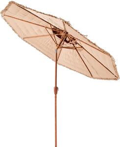 Parasol somiany VEVOR Hawaii, 2,75 m, odchylany, dwuwarstwowy, parasol plaowy ze som PP i 8 metalowymi rozpórkami, parasol ogrodowy, parasol na pla, patio, przy basenie, na podwórko i do ogrodu