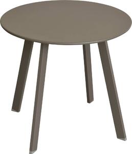 Okrgy stolik ogrodowy Saona w matowym kolorze tonka - 50 × 45 cm - Hespéride