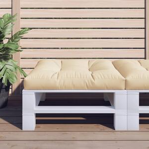 Poduszka na sofę z palet, beżowa, 70x70x12 cm