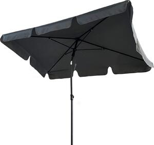 Parasol ogrodowy FLOKS z ochron UV ciemnoszary 200x123x235 cm