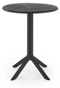 Stolik ogrodowy CALVO 60x60 czarny z tworzywa PVC