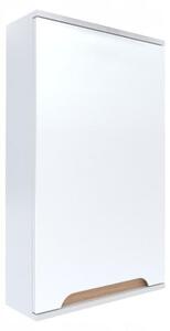 Szafka z lustrem biaa 45x16x75 biay/db Omeble