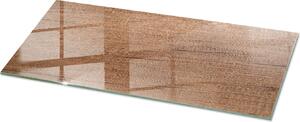 Natural Wood Pattern- Glass Kitchen Worktop - Szklany blat kuchenny - Nowoczesny blat kuchenny - Trway blat kuchenny - Higieniczny blat kuchenny - atwy do czyszczenia blat kuchenny - 125x50 cm