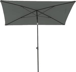 Parasol tarasowy KOMFOTTEU, prostoktny, odchylany o 30°, z torb do przenoszenia i ochron przeciwsoneczn, na balkon, basen, pla, 213 x 140 x 245 cm