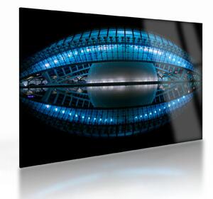 Obraz na szkle - stadion piłkarski (70x50 cm)