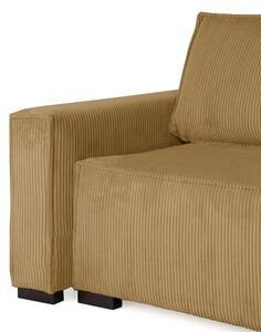 Trzyosobowa sofa rozkładana SMART musztardowa