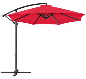 Parasol ogrodowy, wiszcy, 2,7 m - dostpny w kilku kolorach-czerwony