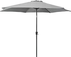 Parasol ogrodowy BOSTON rednica 2,7m jasnoszary