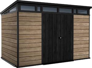 Domek ogrodowy Keter PENT Signature POZIOMY 11x7 - jesion, 342 x 226 x 216 cm