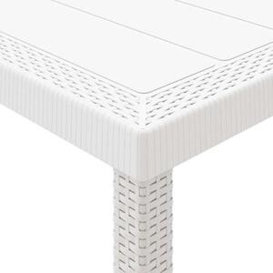 Zestaw do jadalni na zewnątrz z polirattanu - 12 miejsc, ergonomiczny design, odporny na uv