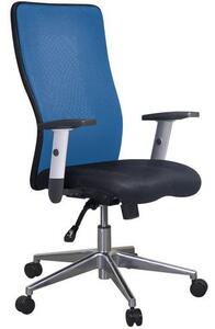 Krzesło biurowe Manutan Penelope Top Alu, niebieski