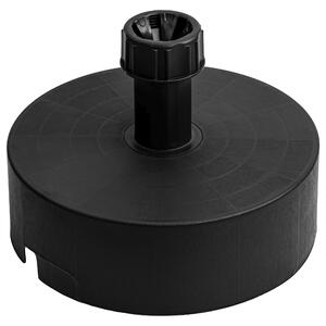 Stojak na parasole Stojak na parasole grafitowy Stojak wykonany z polipropylenu Okrgy ksztat D 40 cm na taras ogrodowy rednica trzonu 20-40mm Podstawa parasola moe by wypeniona piaskiem z wod lub wirem o