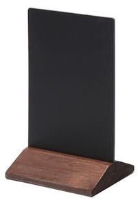 Stojak kredowy do menu, ciemnobrązowy, 10 x 15 cm