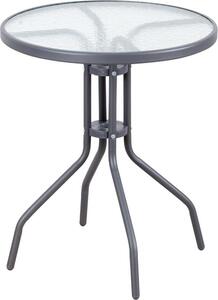 Stolik okrgy szklany KORFU 60cm