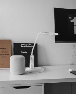 Lampka biurkowa do nowoczesnego biura K-BL1391 SREBRNY z serii TIMO