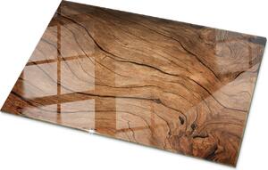 Natural Wood Pattern- Glass Kitchen Worktop - Szklany blat kuchenny - Nowoczesny blat kuchenny - Trway blat kuchenny - Higieniczny blat kuchenny - atwy do czyszczenia blat kuchenny - 100x70 cm