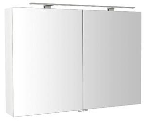 Sapho Riwa - Szafka lustrzana z owietleniem LED, 1010x700x170 mm, biay poysk RIW100-0030