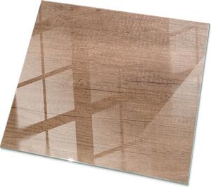 Natural Wood Pattern- Glass Kitchen Worktop - Szklany blat kuchenny - Nowoczesny blat kuchenny - Trway blat kuchenny - Higieniczny blat kuchenny - atwy do czyszczenia blat kuchenny - 50x50 cm