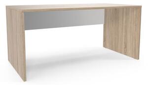 Stół biurowy Maestro, 160 x 80 x 75 cm, wersja prosta, dąb sonoma/biały