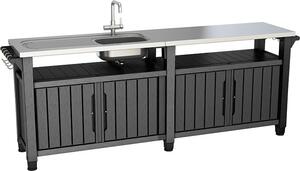 KETER Unity Chef Kuchnia ogrodowa 415 L Grafit 249459
