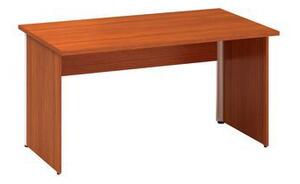 Stół biurowy Alfa 100, 140 x 80 x 73,5 cm, wersja prosta, kolor czereśnia