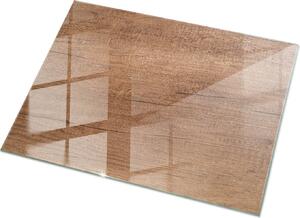 Natural Wood Pattern- Glass Kitchen Worktop - Szklany blat kuchenny - Nowoczesny blat kuchenny - Trway blat kuchenny - Higieniczny blat kuchenny - atwy do czyszczenia blat kuchenny - 120x80 cm