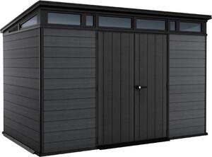 Domek ogrodowy Keter Cortina 2.0 11x7 grafitowy, z podog