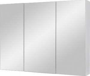 Szafka lustrzana azienkowa IDA 80 cm biaa poysk, nowoczesna, wiszca, z cichym domykaniem, samodzielny monta, polski produkt
