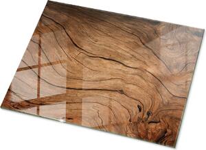 Natural Wood Pattern- Glass Kitchen Worktop - Szklany blat kuchenny - Nowoczesny blat kuchenny - Trway blat kuchenny - Higieniczny blat kuchenny - atwy do czyszczenia blat kuchenny - 80x60 cm