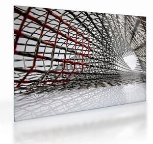 Obraz na szkle - żelazna konstrukcja (70x50 cm)