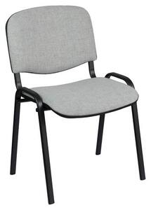 Krzesło konferencyjne Manutan ISO Black, szare