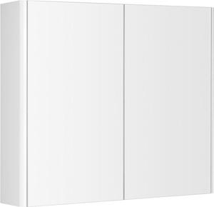 DENEB szafka z lustrem 80x70x18cm, matowa biel