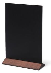 Stojak kredowy do menu, ciemnobrązowy, 21 x 30 cm