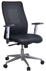 Krzesło biurowe Manutan Penelope Alu, czarny