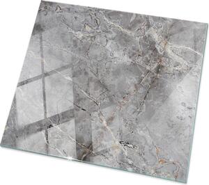 Natural Marble Pattern- Szklany blat kuchenny - Szklany blat kuchenny - Nowoczesny blat kuchenny - Trway blat kuchenny - Higieniczny blat kuchenny - atwy do czyszczenia blat kuchenny - 60x60 cm