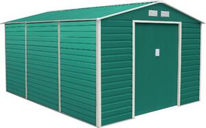 Domek ogrodowy G21 GAH 1300 - 340 x 382 cm, zielony